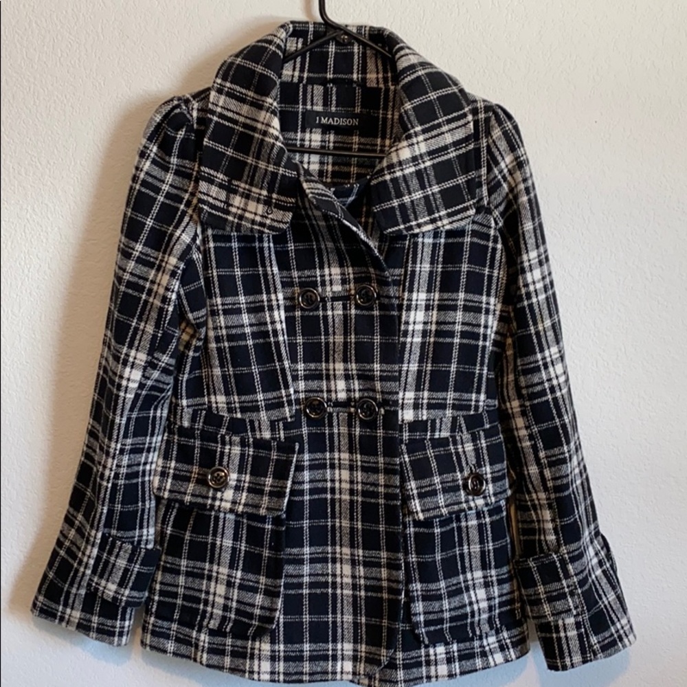 1 Madison small plaid coat